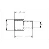 SANHA 5243 vario redukcija Nypel 42 x 22mm (152434222)