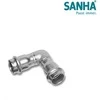 SANHA NiroSan-Press Alkūnė 90° PxP 28 jungiamosios dalys