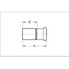 SANHA preso sumažinimo nypelis ZW x ZZ 28A x 22mm (162432822)