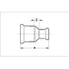 SANHA Spaudos redukcija mufa ZW x ZW 18 x 15mm (162401815)