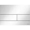 Sanplast SQUARE II nuleidimo mygtukas 3/6L METAL Baltas