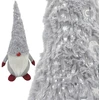 Saska Christmas pilkas dekoratyvinis nykštukas 45 cm