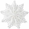 Saska Christmas Dekoracija popierinė snaigė 64 cm balta