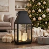 Saska Garden Žibintas lampionas LED 35 cm 3 žvakės Saska Gift & Decor