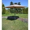Saska Garden Sulankstomas sodo skėtis 300 cm bežinis