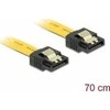 Delock SATA - SATA, 0.7m, Geltonas (82813)