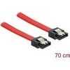 Delock Cable SATA 6 Gb/s kištukinis tiesus > SATA kištukas tiesus 70 cm raudono metalo