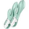 Satisfyer Air Pump Bunny 5+ vibratorius su siurbliu Mint