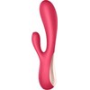 SATISFYER_Mono Flex Vibratorius klitorio ir G taško stimuliatorius raudonas