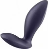 Satisfyer Power Plug Juodas - Silicone Anal Device with Bluetooth Control