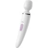 Satisfyer Wand-er Woman baltas/chromas