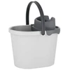 Sauber Oval bucket with flat push button Eco Ego