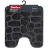 Sauber kilimėlis WC 50x55 cm tamsiai pilka akmens raštas (24820125)