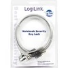Saugumo nuoroda LogiLink Notebook Security Lock 1.5m (NBS003)