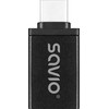 Savio Adapteris USB-A 3.1 (F)-USB-C 3.1 (M) AK-80