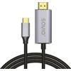 Savio CL-170 Kabelis USB-C do HDMI v2.0b, 1m, miedź