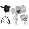 Savio COLBOR baterijos adapteris V-Mount + D-tap į USB-C kabelis, skirtas lempai CL-60, CL-60R, CL-100X