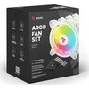 Kompiuterio Korpuso Ventiliatorius - Savio Fan-01 120 mm ARGB, Balti