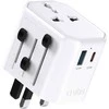 SBS TEADAPTUSBTCUNI USB-C USB-A universalus kelioninis adapteris - Baltos