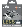 SBS vienos kameros apsauga iPhone 18 Pro / 18 Pro Max – juoda