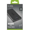 SBS 10,000 mAh power bank su 20W Power Delivery technology juodos spalvos