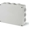 Scame Scabox 685.006 ant paviršiaus montuojama instaliacinė dėžutė 150X110X70mm su IP55 riebokšliais, pilka