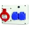 Scame Paviršinis konstrukcinis skirstomasis įrenginys 1x32A/5P 2x230V IP44 E-Box Scame 686.322 pilka