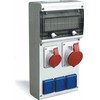 „Scame“ pastato skirstomasis blokas 632.312W 1x32A/5P 1x16A/5P 3x230V IP44