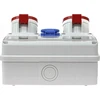 „Scame“ virštinkinis pastato paskirstymo skydas 2X32A/5P 2X230V 11 modulių IP44-54 „Enerbox Scame 633.3322“ pilkas