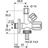 Schell VENTIL SKALB MAŠ ASAG 1/2X10 CHROM