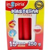 Schemat RAUDONAS plastilino rinkinys iš 15 pagaliukų mokykliniam plastilinui 250g Inspiria 9851