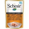 Agras Pet Foods Drėgnas Kačių Maistas - Schesir Želė su Tuną ir Vištiena su Krevetėmis - 50 g