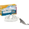 SCHLEICH „Wild Life“ Rinkinys Baltųjų lokių čiuožinėjimas