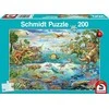Schmidt Spiele Schmidt Dėlionė 200 vnt. - Dinozaurų pasaulis