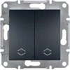 Schneider Electric Dviguba laiptų jungtis be rėmo Schneider Asfora EPH0600371 antracitas