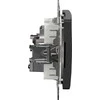 Schneider Electric Antenos lizdas SCHNEIDER Sedna Design, antracitas; SDD114471