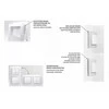 Schneider Electric PAVIENIS LIZDAS SU MAITINIMO ŠALTINIU USB DGZ1ZUSB2AA.01/49-SIMON54 Premium 230 V 16 A