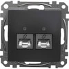 Schneider Electric GN.KOMP.2XRJ45 6STP Juodas ANT. ONE DES