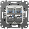 Schneider Electric GN.KOMP.2XRJ45 6STP Juodas ANT. ONE DES