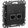 Schneider Electric GN.KOMP.2XRJ45 6UTP Juodas ANTIS SIŪLO DES