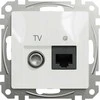 Antenos ir kompiuterio lizdas SCHNEIDER SEDNA DESIGN