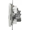 Antenos lizdas SCHNEIDER SEDNA DESIGN, baltos spalvos