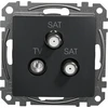Schneider Electric GN.TV/SAT/SAT KO.4DB Juodas AN.SEDNA DES