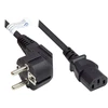 Schneider Electric Good Connections Schuko kampuota kištukas C13 juodas 1m (P0130-S010)