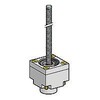 Telemecanique Sensors „Schneider Electric“ pavaros galvutės spyruoklės strypas (ZCKE08)