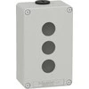 Schneider Electric Harmony XAP Control box, tuščia, pilka, 3 skylių, XAPD2203