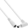 Schneider Electric InLine® DC prailginimo kabelis, kampuotas kištukas, 5,5 x 2,5 mm, baltas, 5 m
