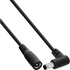 Schneider Electric InLine® DC prailginamasis kabelis, kampuotas kištukas, 5,5 x 2,5 mm, juodas, 2 m