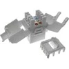 Schneider Electric „Keystone“ lizdas, RJ45, be įrankių, neekranuotas, kat. 6A, Q-LANTEC