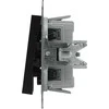 Jungiklis Schneider Electric Asfora, 1 kl, juodos spalvos.
